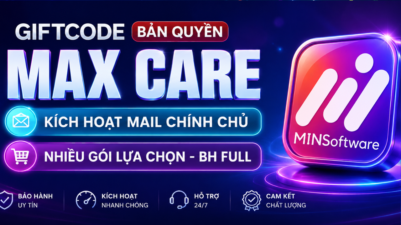 Phần mềm MaxCare Facebook (Bản quyền - Dùng mã Code trên mail chính chủ)